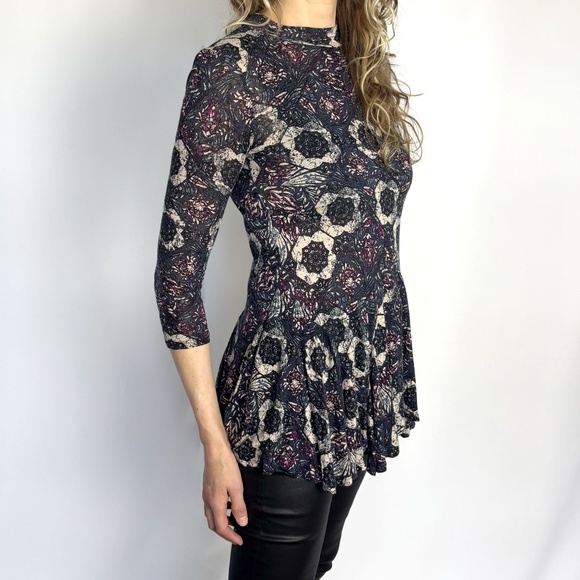 Free People Tops - Free People Annabelle Tunic Dress Plum Colors – Small